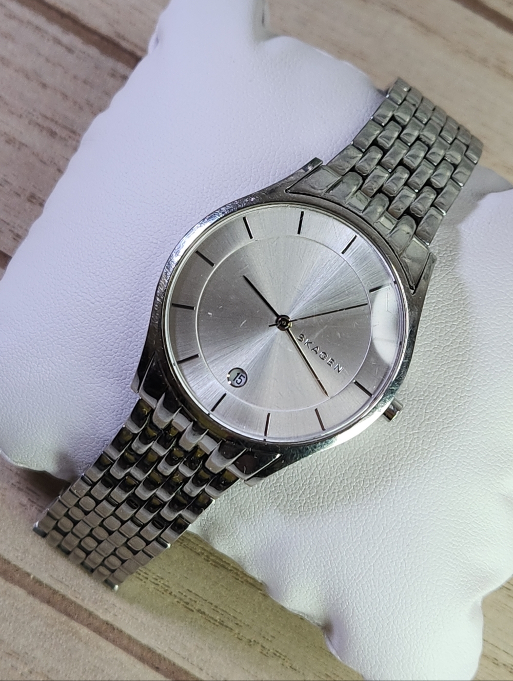 Skagen Silver-Tone Minimalist Stainless Steel Watch
